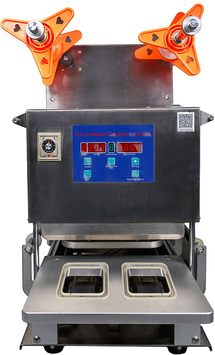 Запайщик лотков Hualian HL-95A SS (187х137x63 мм, 2 лотка за цикл)