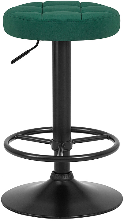 Табурет барный DOBRIN 5008-LM BRUNO BLACK (зеленый)