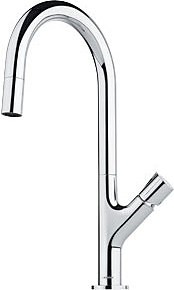 Смеситель Franke Fluence хром с выдвижным шлангом (115.0352.510)