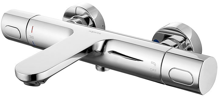 Смеситель для ванны с душем Aquatek Альфа AQ1943CR хром