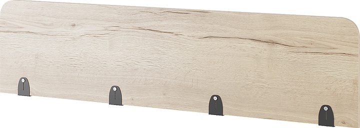 Верхний экран-перегородка КОБОР EV-100 black/natural (ЛДСП)