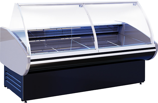 Витрина холодильная CRYSPI Magnum 2500 Д (с боковинами)