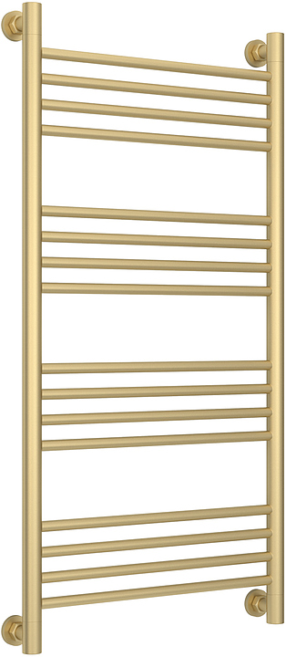 Полотенцесушитель водяной Сунержа Богема+ 100x50 см с прямой перемычкой, матовая шампань