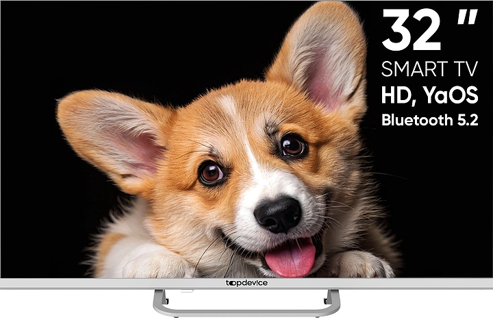 Телевизор Topdevice 32" CS03 HD, Smart TV YaOS (TDTV32CS03H_WE) белый
