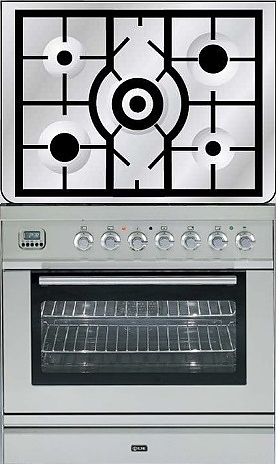 Газовая плита с духовым шкафом ILVE PL-80C-VG