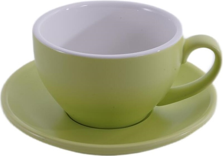 Чайная пара P.L. Barbossa Barista S0120-250-matte fruit gre 300 мл (фарфор) светло-зеленая матовая