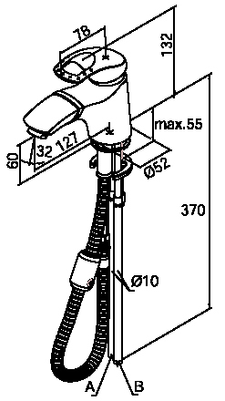 Смеситель Damixa Saturn 25961