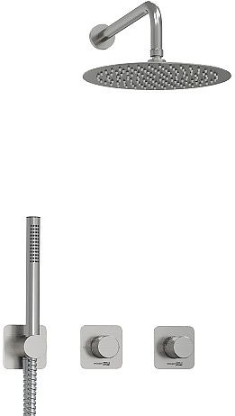 Встраиваемый комплект для душа Wasserkraft Tauber 6400 A6451.296.097.121.275.100.276 никель