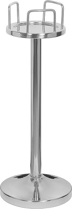 Подставка для ведра с шампанским MGprof 75296 d=19,7 см h=67 см (нерж. сталь)