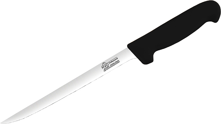 Нож обвалочный MVQ Profi Messer узкое прямое лезвие 20 см