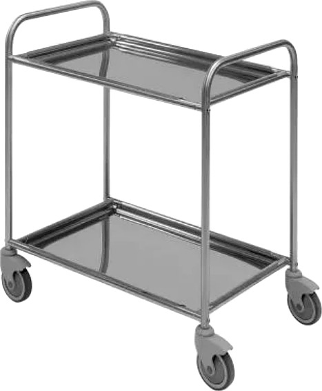 Тележка сервировочная GiMetal SME-2100 1030х530х920 мм 2 уровня
