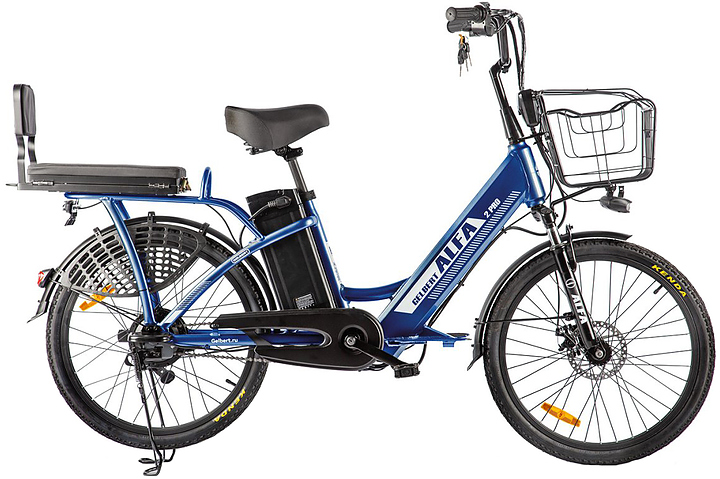 Электровелосипед GELBERT ALFA 2 PRO синий