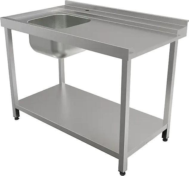 Стол для посудомоечной машины КОБОР СПМ/2-120/70/Л