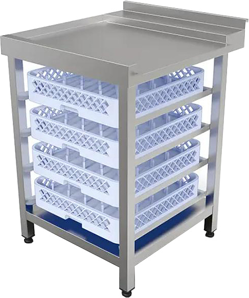 Стол для посудомоечной машины КОБОР СПМ/3-60/70/Л