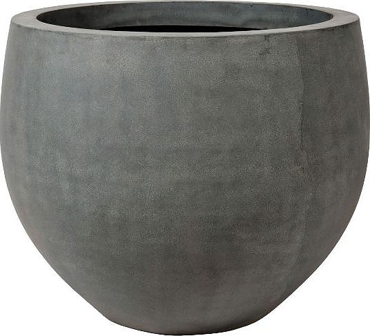 Кашпо Pottery Pots ORB (43х44,5 см) серое матовое