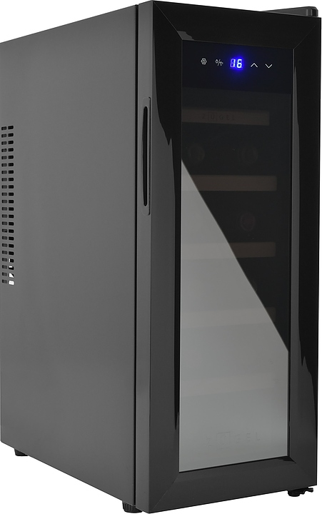 Винный шкаф Zugel ZTWF122B черный