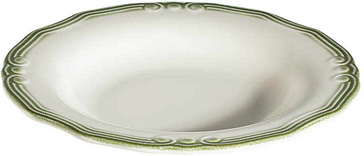 Тарелка глубокая ID Fine Relic Green 30543-211122 22 см