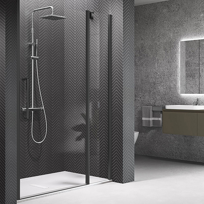 Дверь душевая Novellini Young Y22P117-1H, распашная, одностворчатая, реверсивная