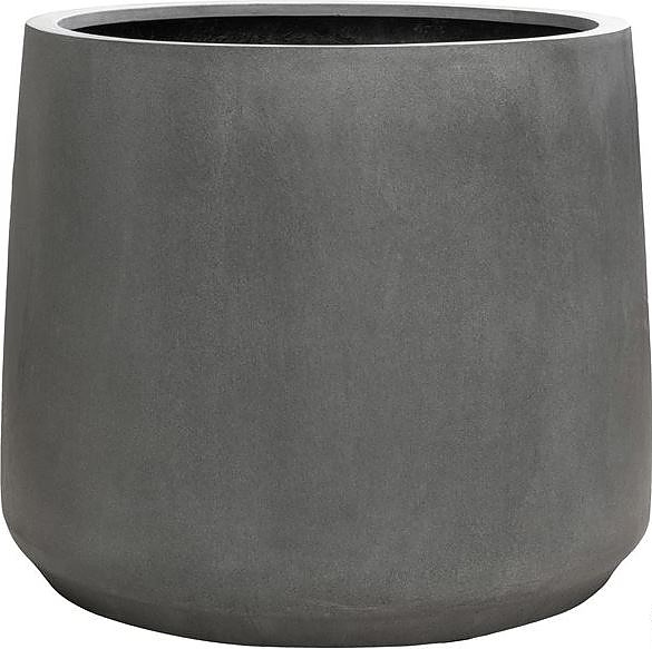 Кашпо Pottery Pots Patt (55,5х46,5 см) серое матовое