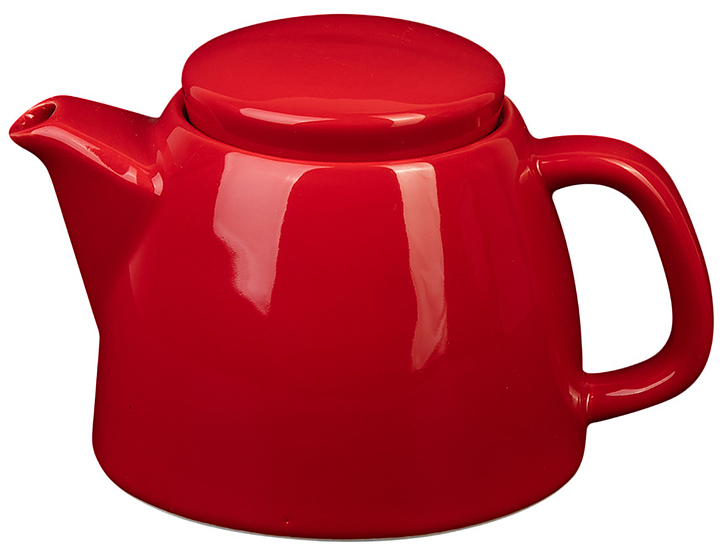 Чайник заварочный Китай Corone Gusto 10286А 500 мл с фильтром, красный