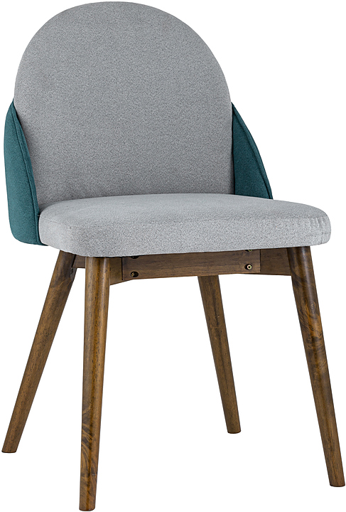 Стул Stool Group HELGA светло-серый/бирюзовый