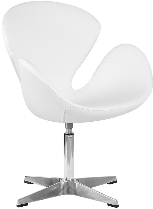 Кресло обеденное DOBRIN 69A-LMO SWAN (белое)