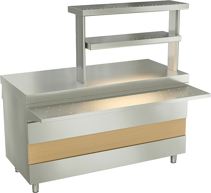 Прилавок для горячих напитков ATESY Ривьера 1500 мм