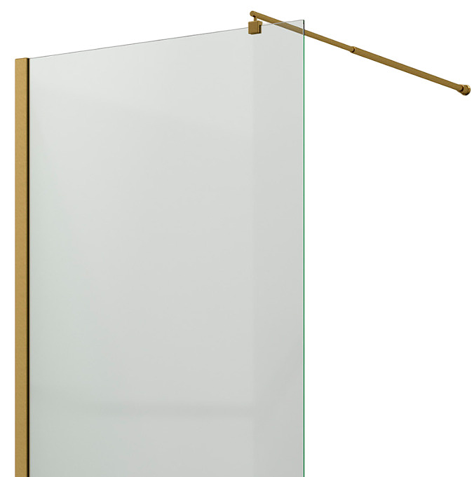 Душевое ограждение Wasserkraft Rur 30W40BG 2000х1200 мм матовое золото