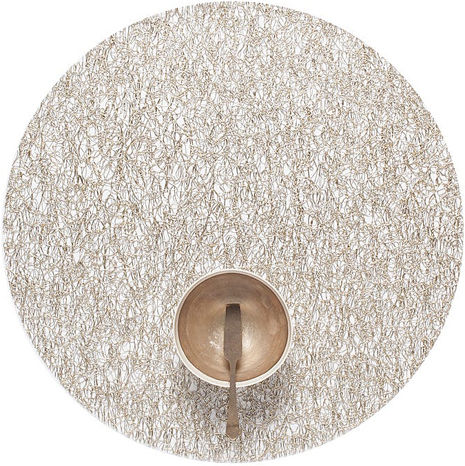 Салфетка сервировочная CHILEWICH Gold круглая