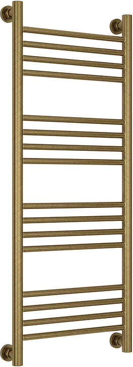 Полотенцесушитель водяной Сунержа Богема+ 100x40 см с прямой перемычкой, состаренная бронза