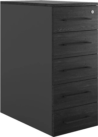 Тумба приставная КОБОР TS5-40/80 black/wood