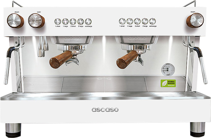 Кофемашина Ascaso Barista T Zero 2Gr white wood