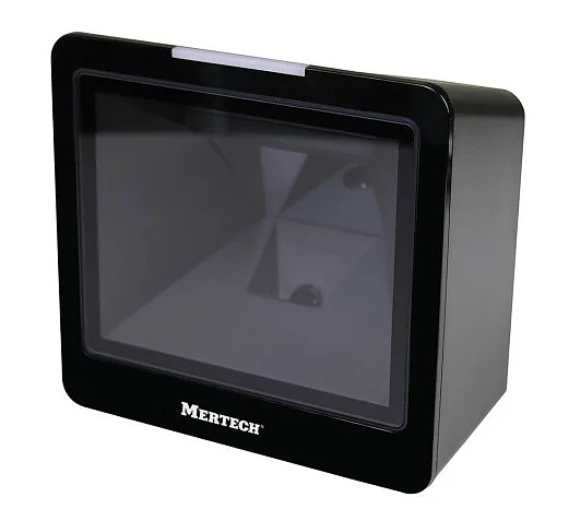 Стационарный двумерный сканер штрих-кода Mertech 7800 Ai 2Core P2D USB, USB эмуляция RS232 black, черный