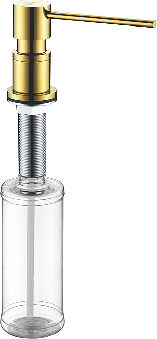 Дозатор для жидкого мыла Paulmark Kraft D003-G золото