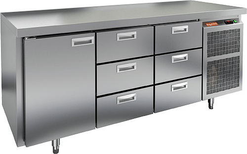 Стол холодильный HICOLD BN 133/TN O без борта