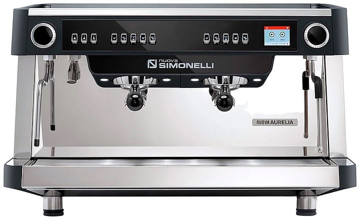 Кофемашина автоматическая Nuova Simonelli Nuova Aurelia VOL XT 2Gr 220V black+PID+high groups+LED+Group Display+Double wall steam wand