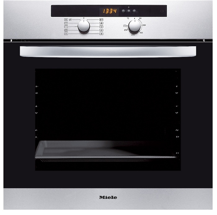 Зависимый электрический духовой шкаф Miele H 4117 EP сталь