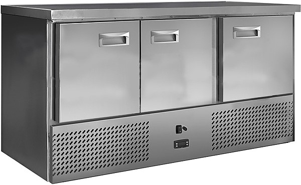 Стол холодильный Finist СХСн-700-3 (нижний холодильный агрегат, без борта)