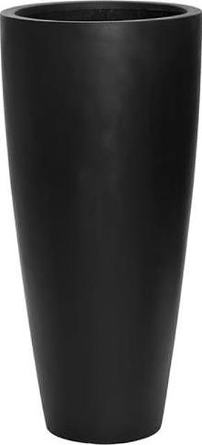 Кашпо Pottery Pots Dax (37х80 см) черное матовое
