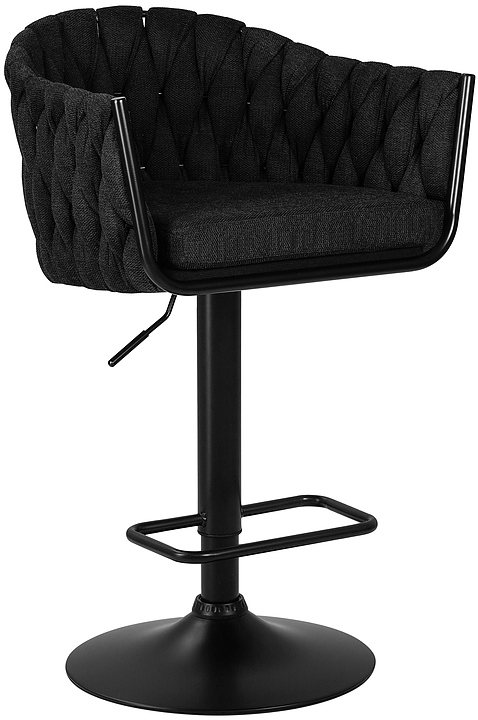 Стул барный DOBRIN 9690-LM-N LEON (черный) 2 шт.