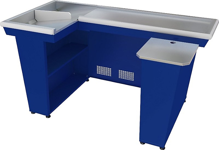 Кассовый бокс Марихолодмаш КБ-1,9-2Н двойной накопитель (синий)