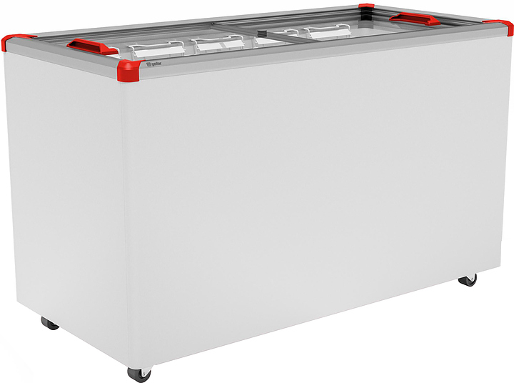 Ларь морозильный Frostor GELLAR FG 500 C V25 (алюминий) красный (R290)