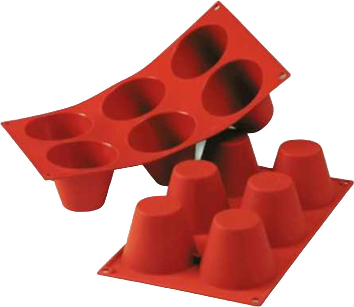 Форма силиконовая P.L. Proff Cuisine 81200451 "Маффин" 6 ячеек