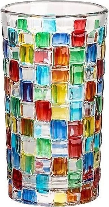 Стакан Хайбол P.L. Barbossa 81222496 Mosaic Square Utopia 300 мл d=7 см h=13 см (стекло)