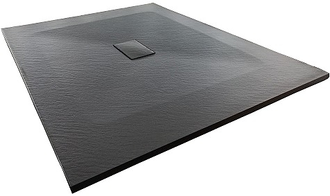 Поддон душевой Wasserkraft Elbe 74T37 140х100 см, черный, стеклопластик