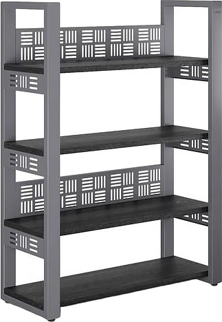 Стеллаж открытый КОБОР SO4-120/36 graphite/wood