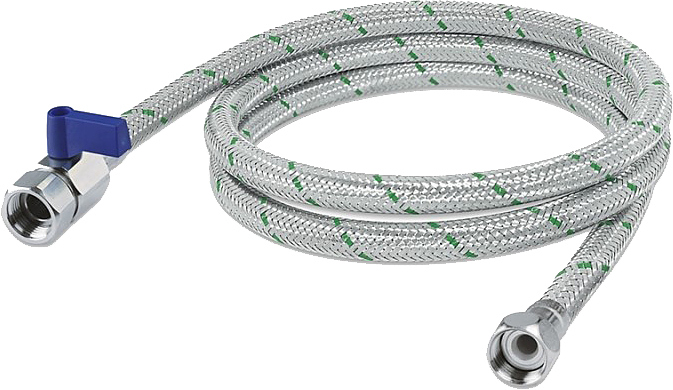 Шланг входной Brita G3/4-G3/4 с запирающим клапаном + адаптер G1-G3/4, DN13, 2 метра, пластик