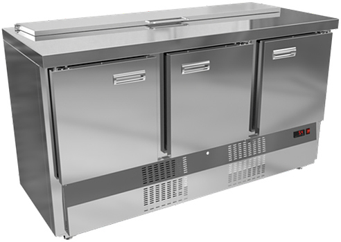 Стол холодильный для салатов KRONER СХСб 3-150-70 (8 GN - 1/6)