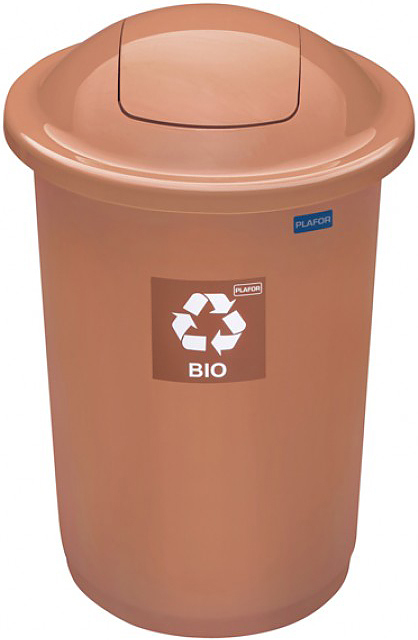 Контейнер для мусора PLAFOR Top Bin 50 л коричневый