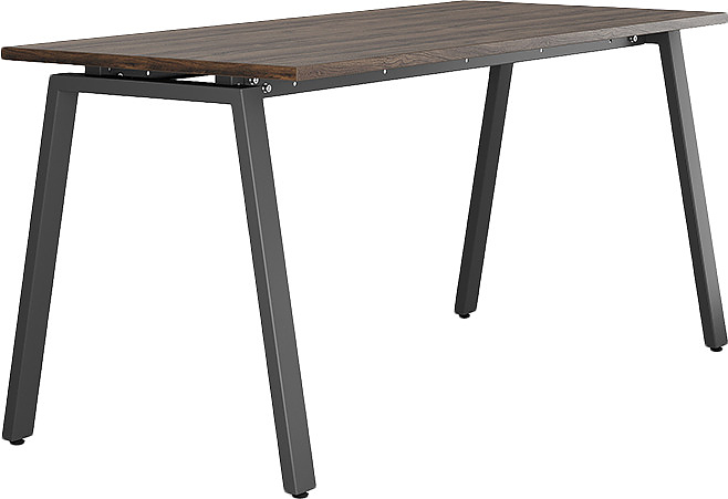 Стол офисный КОБОР A-120/60 black/charlston